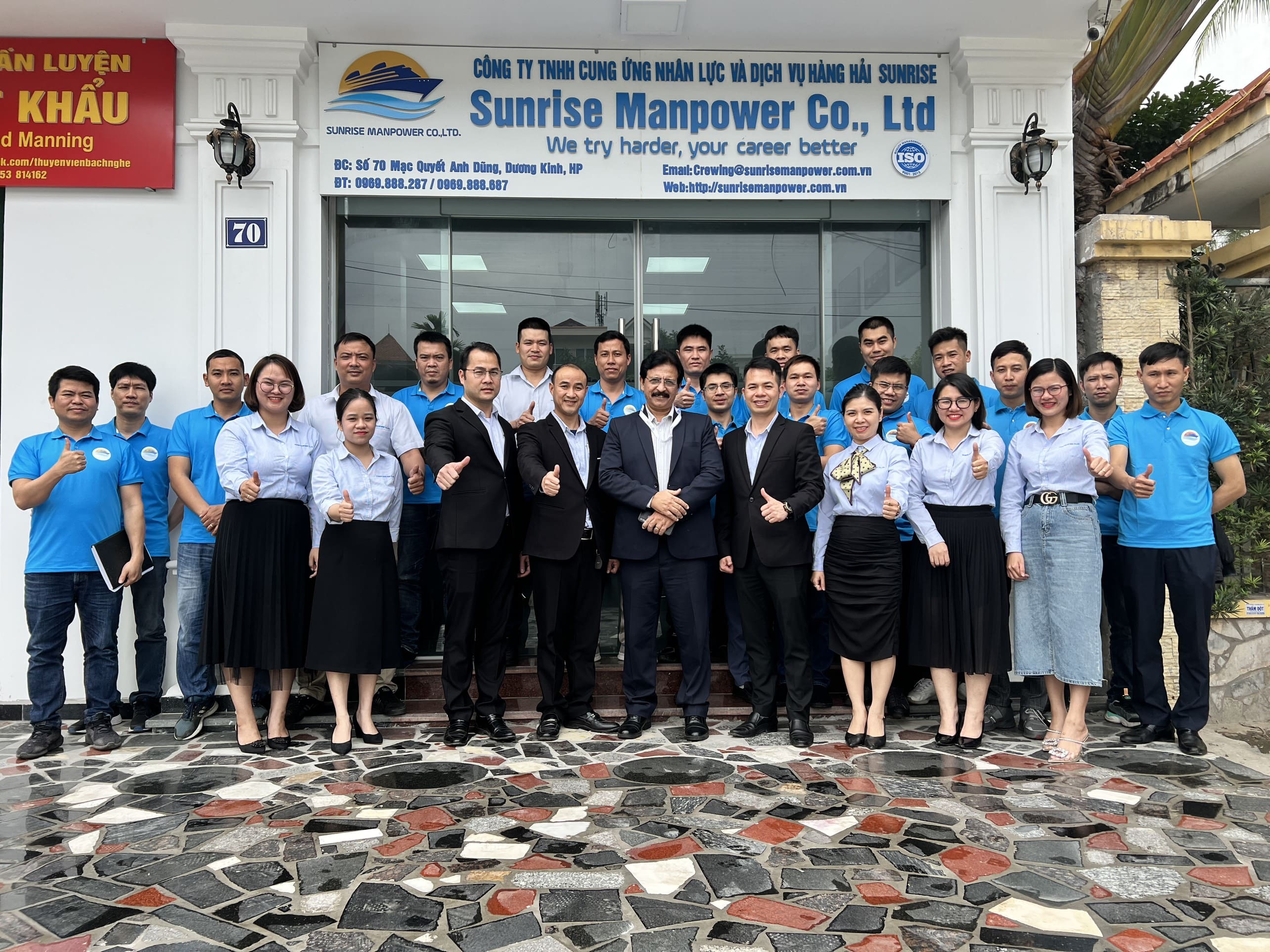 SUNRISE MANPOWER THĂM QUAN ĐỐI TÁC - MARSHAL SHIPMANAGEMENT PVT.,LTD